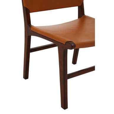 Inca Antique Brown Leather Chair