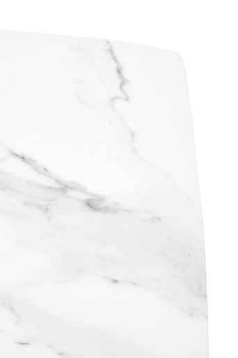 Sesto White Marble Console Table