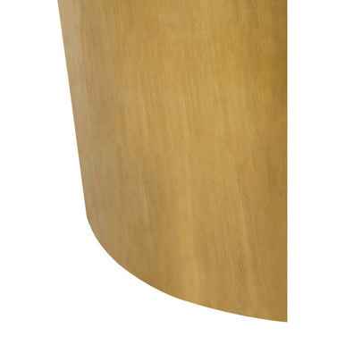 Fusion Round Coffee Table With Gold Base