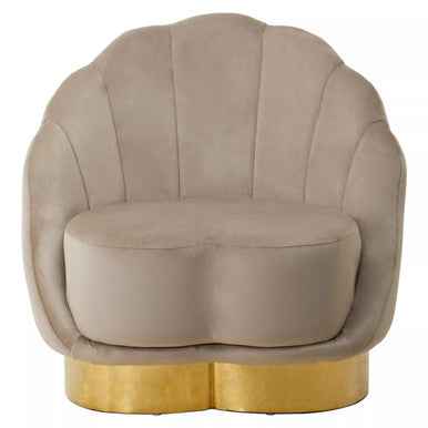 Biarritz Mink Velvet Chair