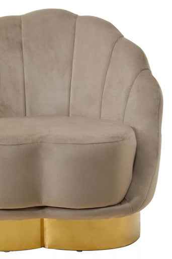 Biarritz Mink Velvet Chair