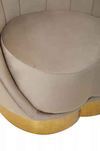 Biarritz Mink Velvet Chair