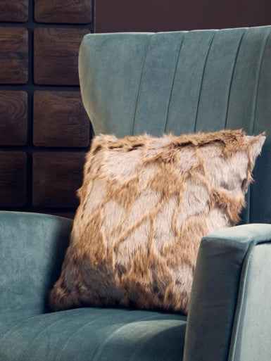 Zamora Velvet Accent Chair With Gold Finish Legs