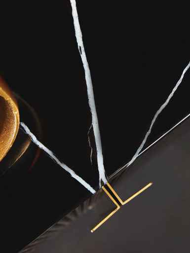 Dervio Four Door Marble Top Sideboard