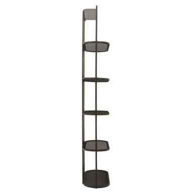 Vogue Five Tier Black Shelf Unit