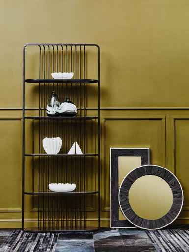 Vogue Five Tier Black Shelf Unit