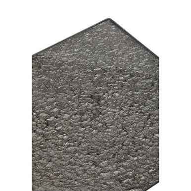 Akola Rectangle Coffee Table in Silver and Glass