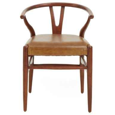 Kendari Cow Camel Leather Chair