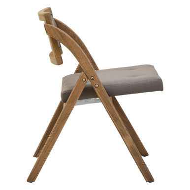 Cebu Grey Wash Elm Wood Folding Chair