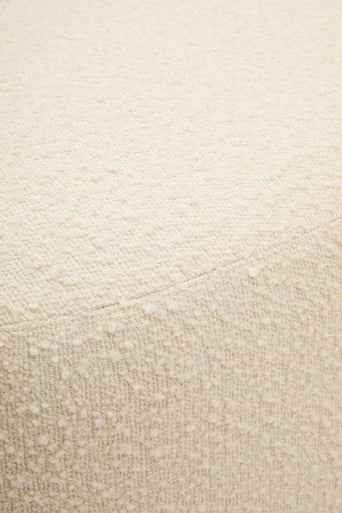 Oliveto Ivory Boucle Fabric Revolving Armchair