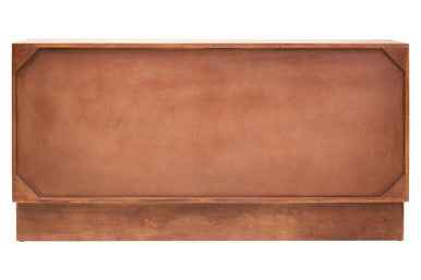 Siva Mango Wood Sideboard Natural Frame With Black Hammered Design Doors