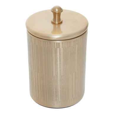 Allegra Champagne Finish Bathroom Jar
