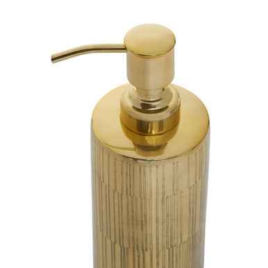 Allegra Metallic Gold Soap Dispenser