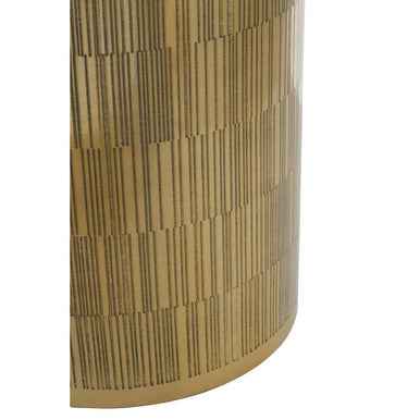 Allegra Gold Finish Aluminium Round Waste Bin