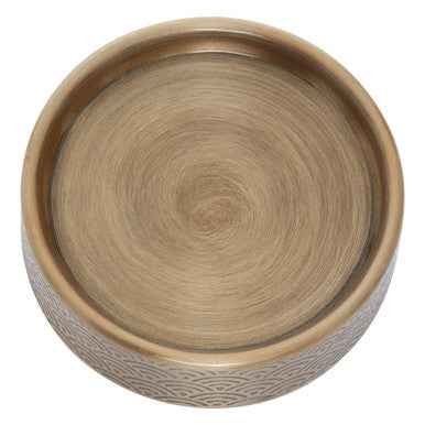 Allegra Etched Metallic Soap Dish