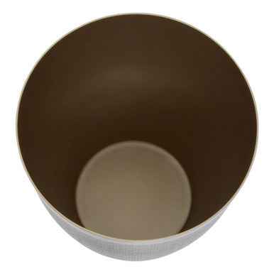 Allegra Etched Detail Aluminium Waste Bin