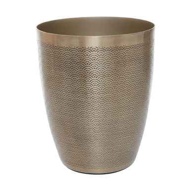 Allegra Etched Detail Aluminium Waste Bin