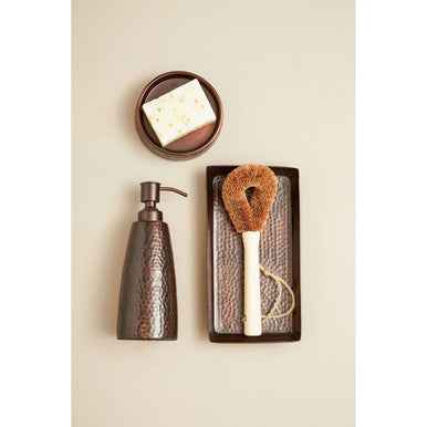 Allegra Bronze Finish Soap Dispenser