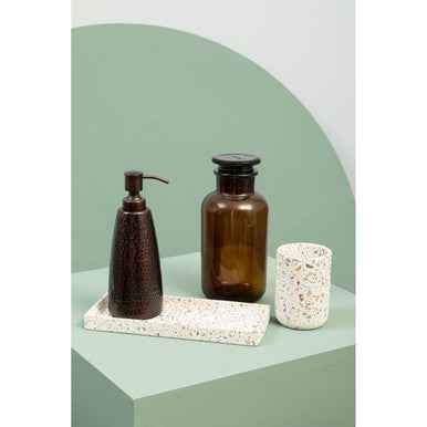 Allegra Bronze Finish Soap Dispenser