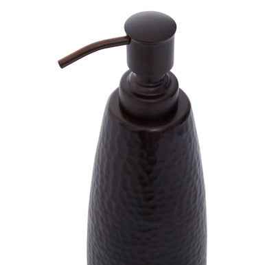 Allegra Bronze Finish Soap Dispenser