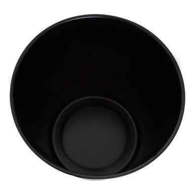 Allegra Kiara Stainless Steel Black Waste Bin