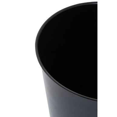 Allegra Kiara Stainless Steel Black Waste Bin