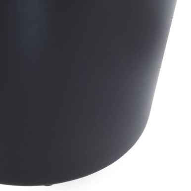 Allegra Kiara Stainless Steel Black Waste Bin