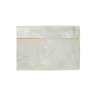 Palu White Sea Shell Tissue Box
