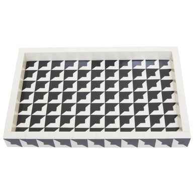 Davino Black And White Tray