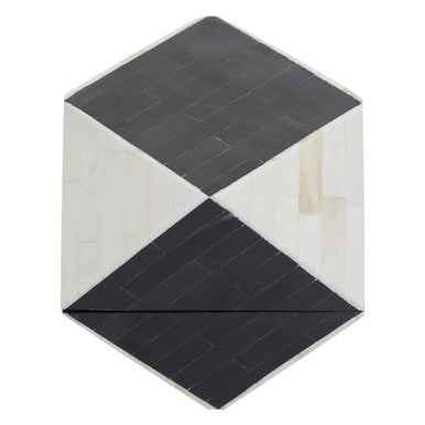 Donato Black and White Small Trinket Box