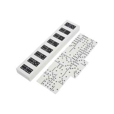 Churchill Games White and Black Finish Domino Box