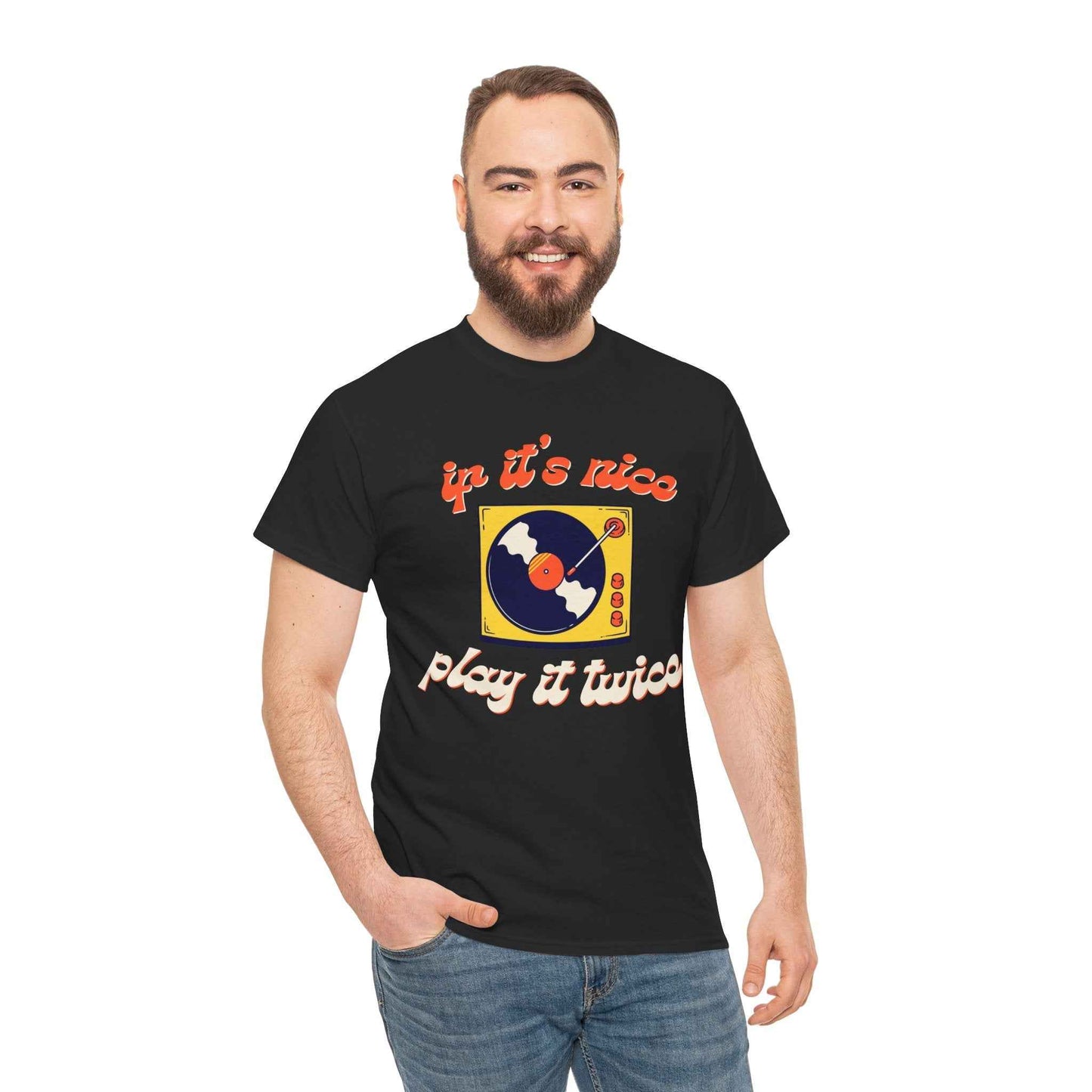 'If It’s Nice, Play It Twice' Vinyl T-Shirt