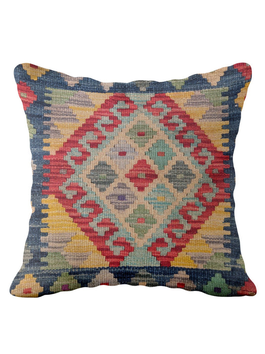 Afghan Kilim Cushion Cover - 45 x 45 cm