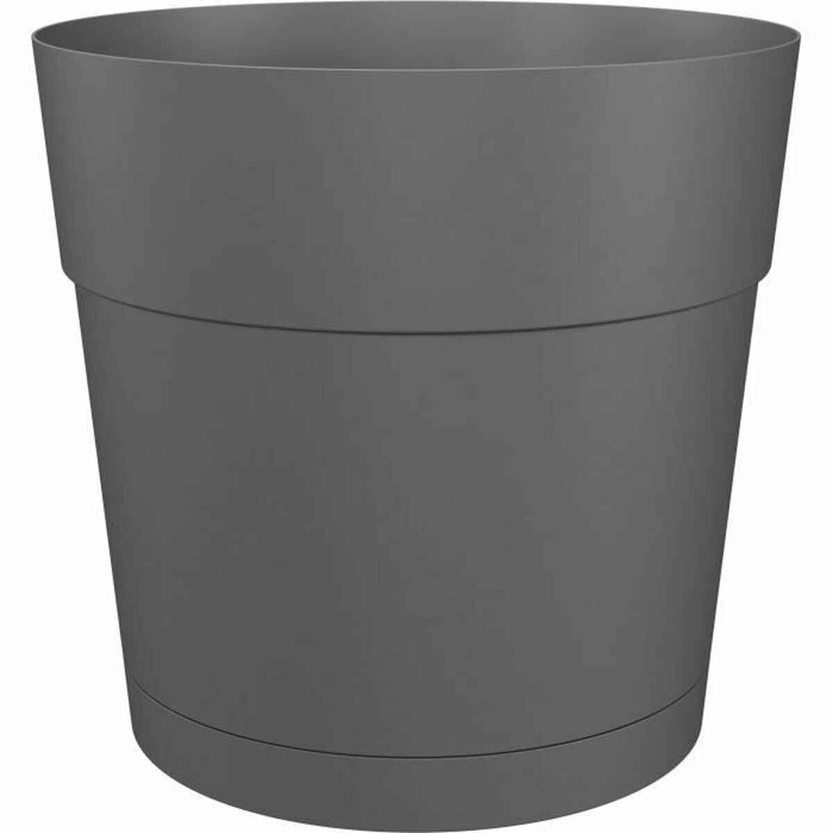 Plant pot Artevasi Anthracite Plastic Circular Ø 35 cm