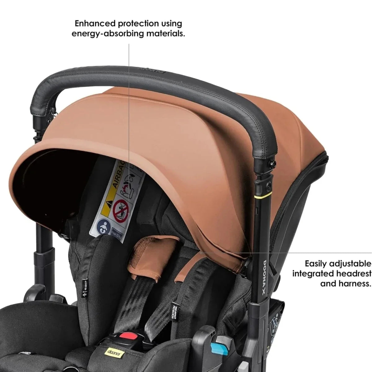 Doona X Infant Car Seat & Stroller - Terracota