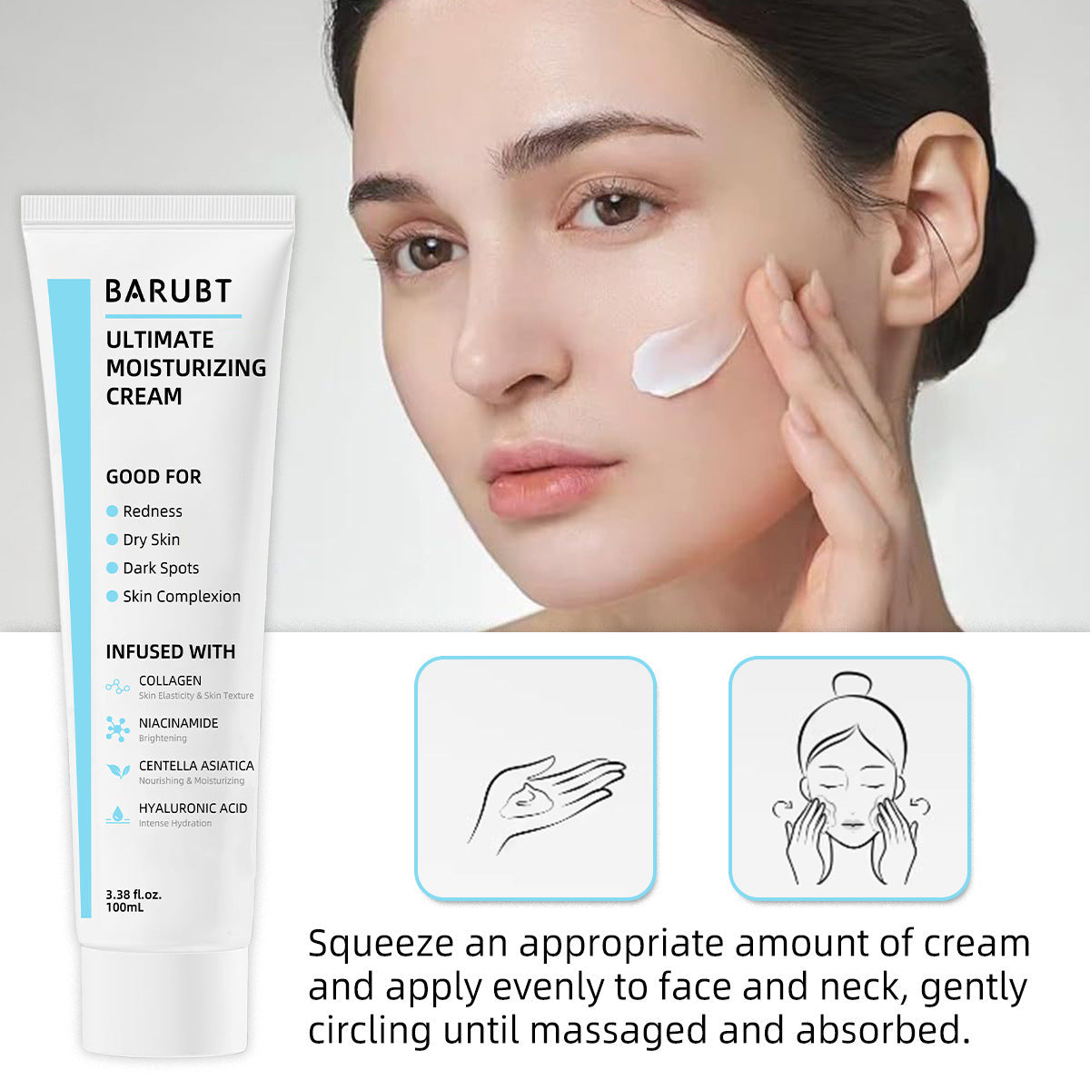Repair Cream Ultimate Moisturizing Cream Ceramide Soothing Moisturizing Skincare