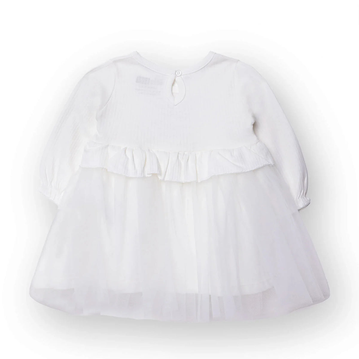 HelloBaby Long Sleeve Interlock Baby Dress (1-3 Months to 12 Months)