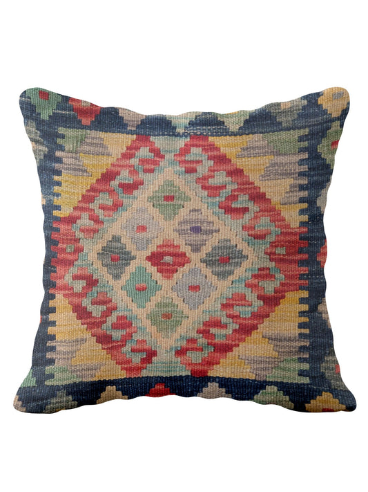 Afghan Kilim Cushion Cover - 45 x 45 cm