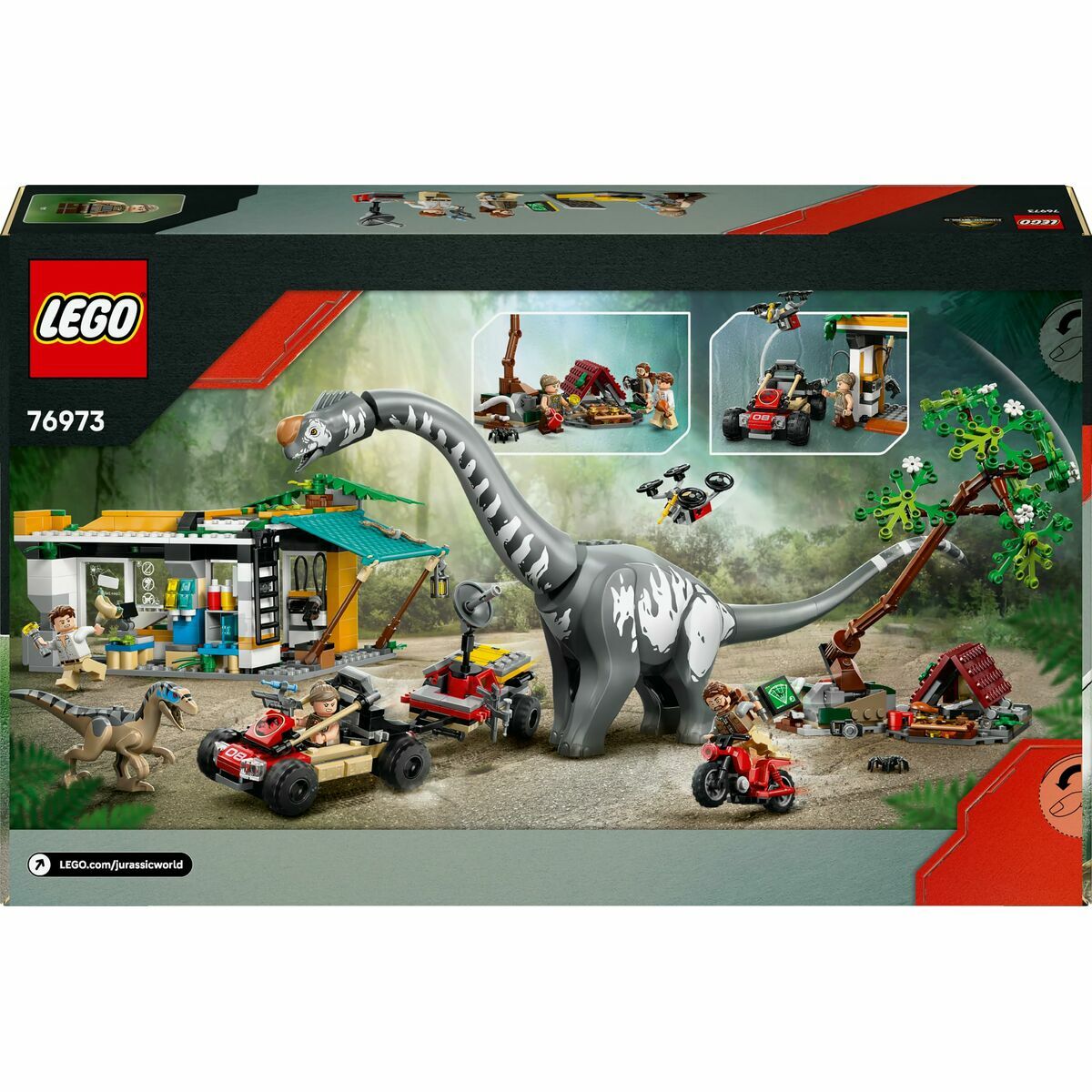 Construction set Lego JURASSIC WORLD 76973 Raptor & Titanosaurus Tracking Mission