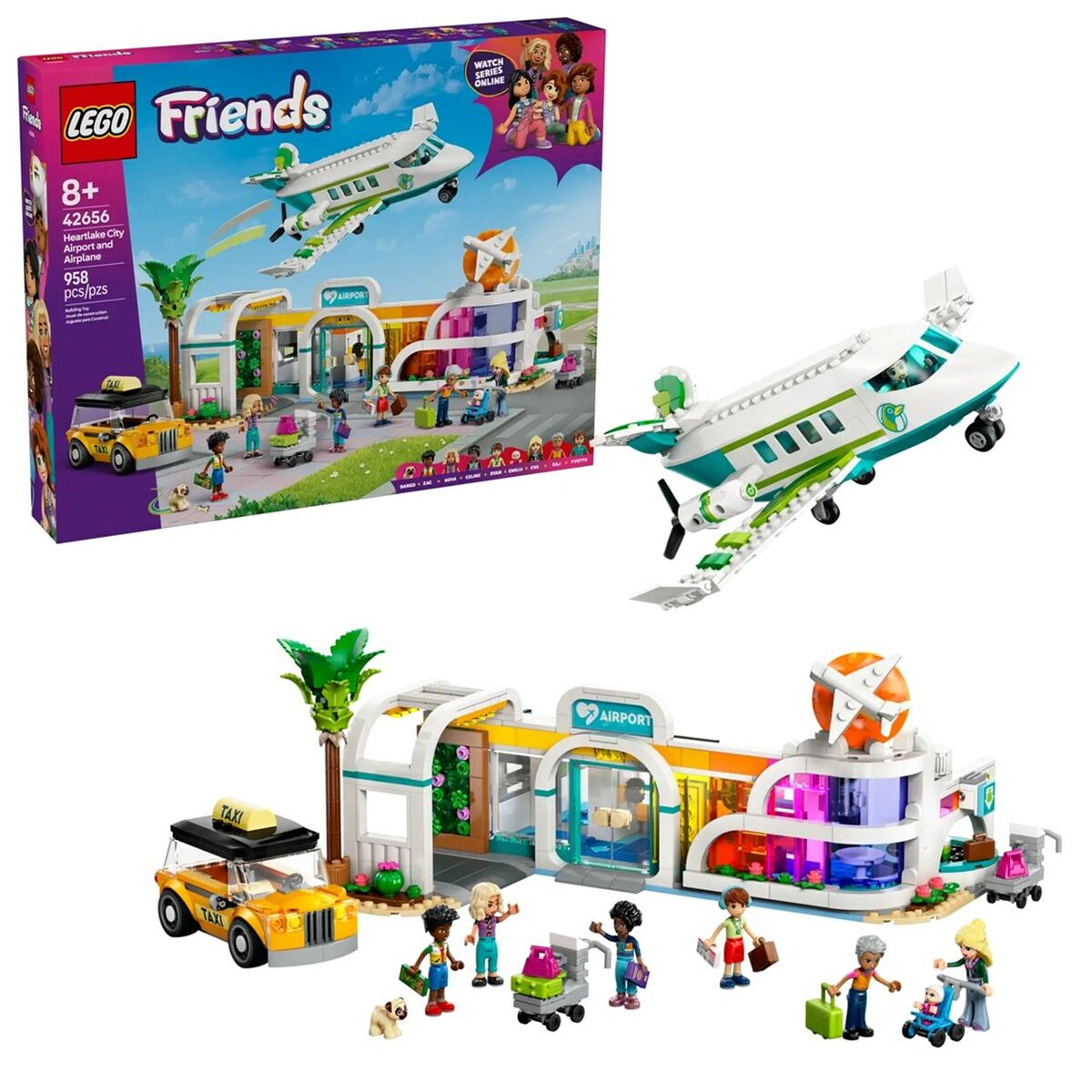 Construction set Lego FRIENDS 42656 Heartlake City Airport 958 Pieces