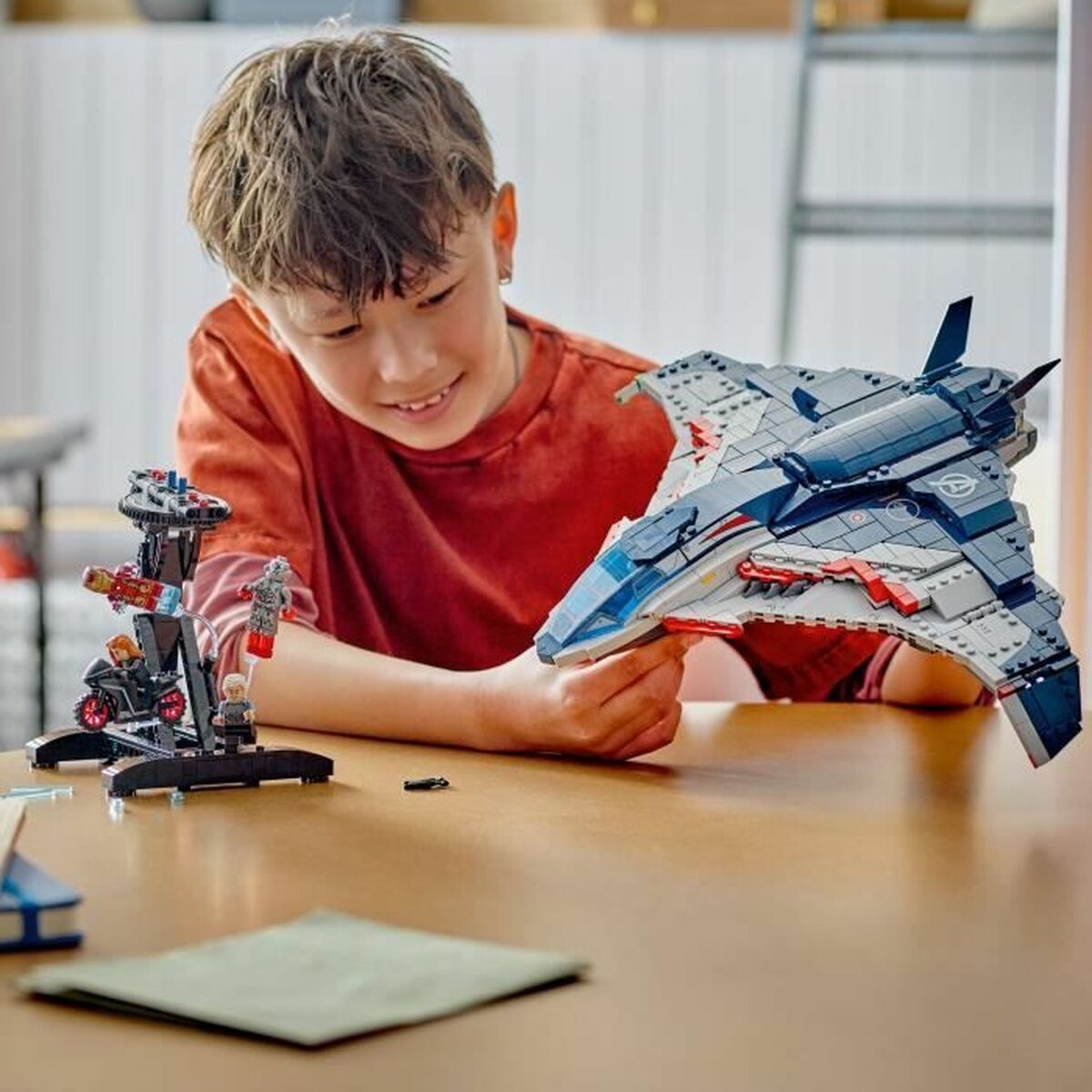 Construction set Lego 76325 Age of Ultron Quinjet 1131 Pieces