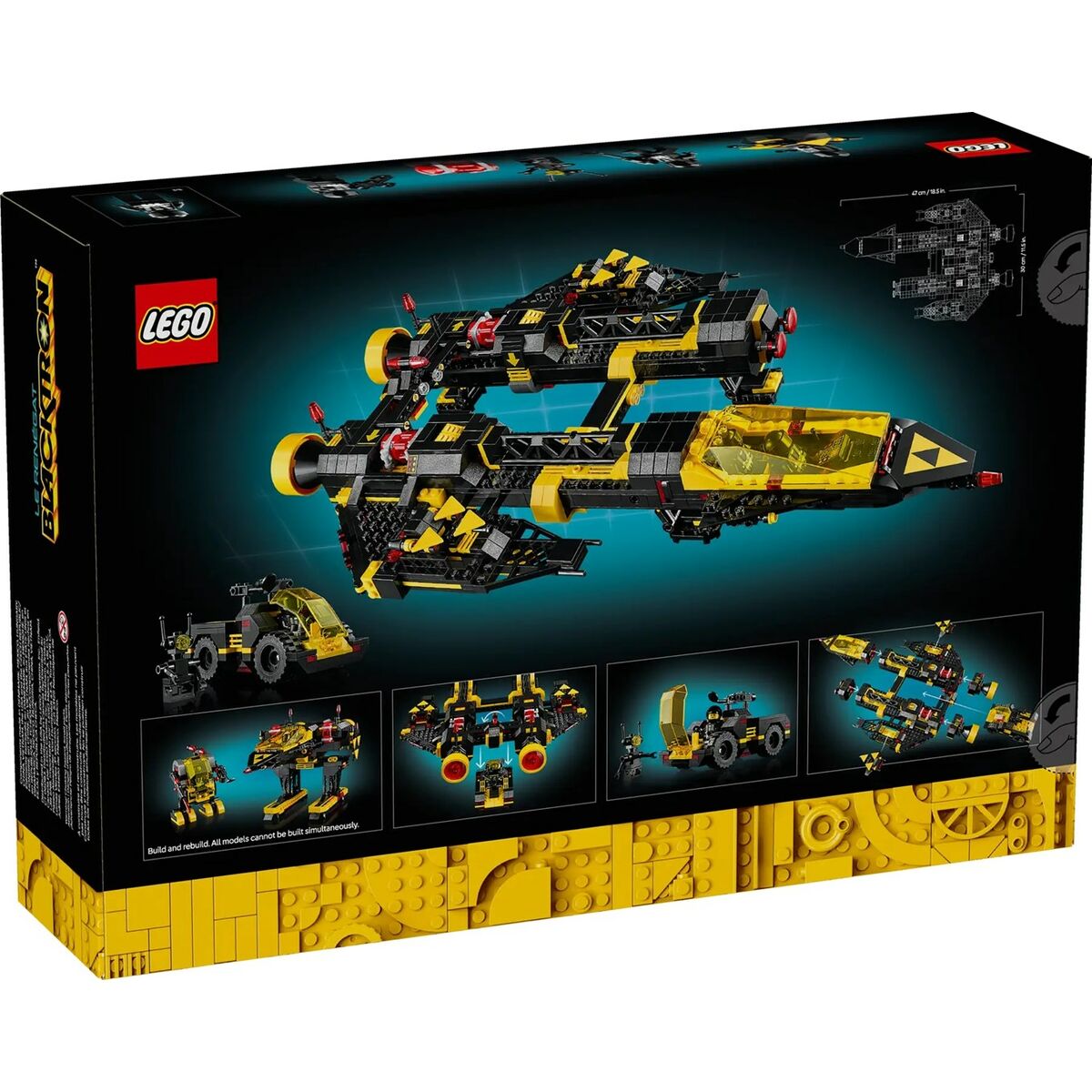 Construction set Lego 10355 Blacktron Renegade 1151 Pieces