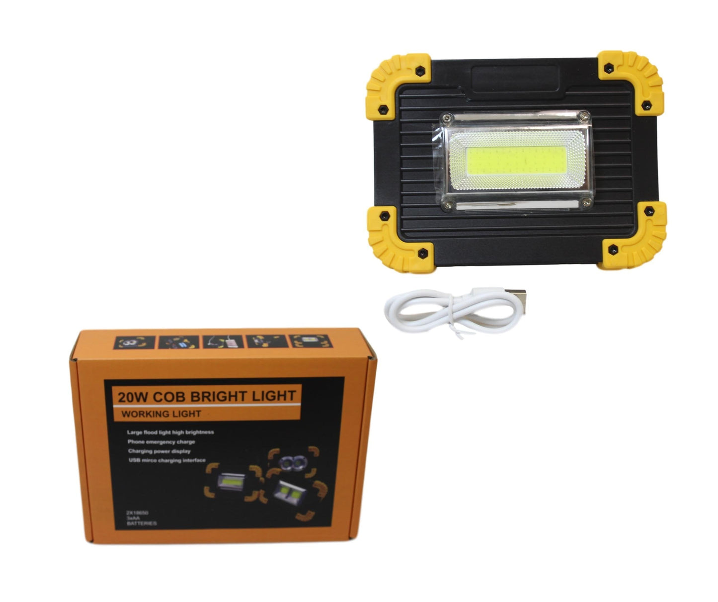 20W Cob Bright Light for Outdoor Adventures Camping Hiking Emergency