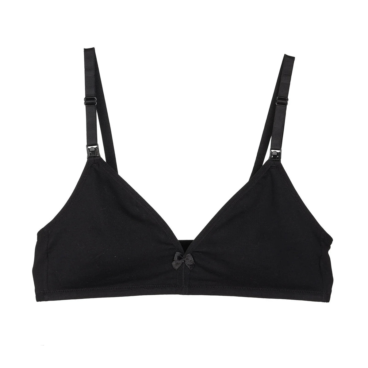 Baby Mom Bow Detail Women's Jersey Non-Padded Nursing Bra