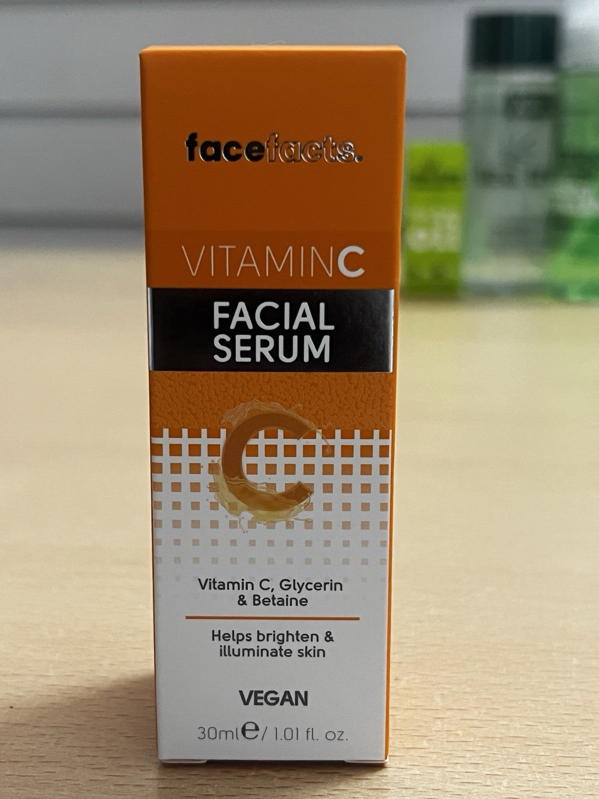 4 Set Of Face Facts Vitamin C ( Face Cream , Serum , Sheet Mask And Eye Cream)