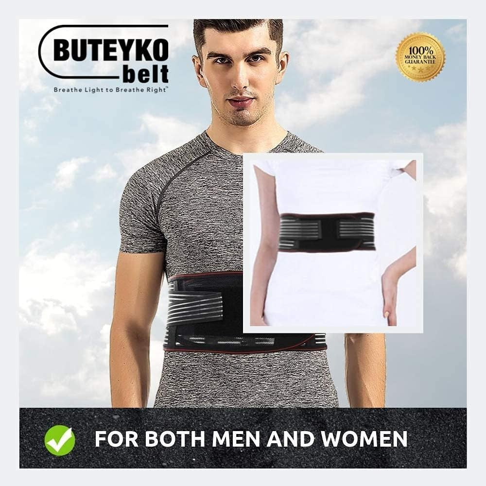 Buteyko Belt - Large - Asthma Relief, Sleep Apnea, Snoring, Breathing | Breath