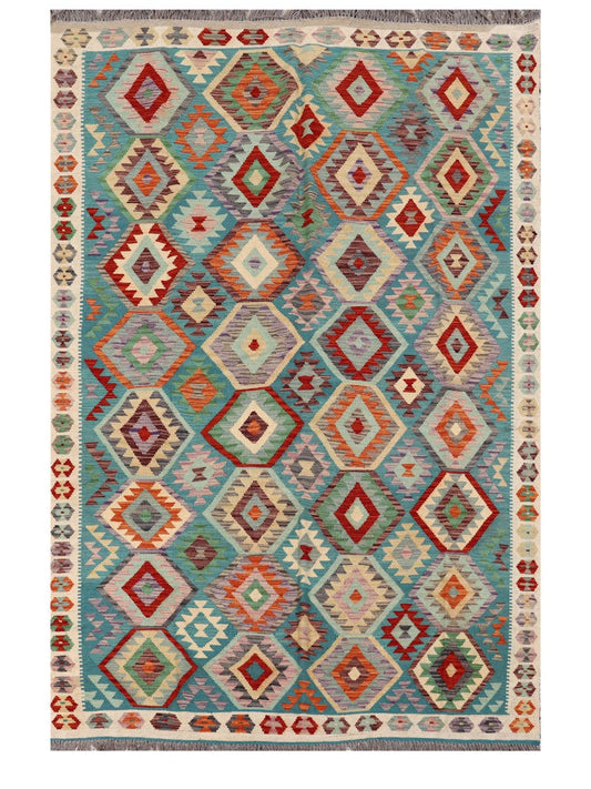 Maimana Afghanistan Kilim Rug - 302 x200 cm