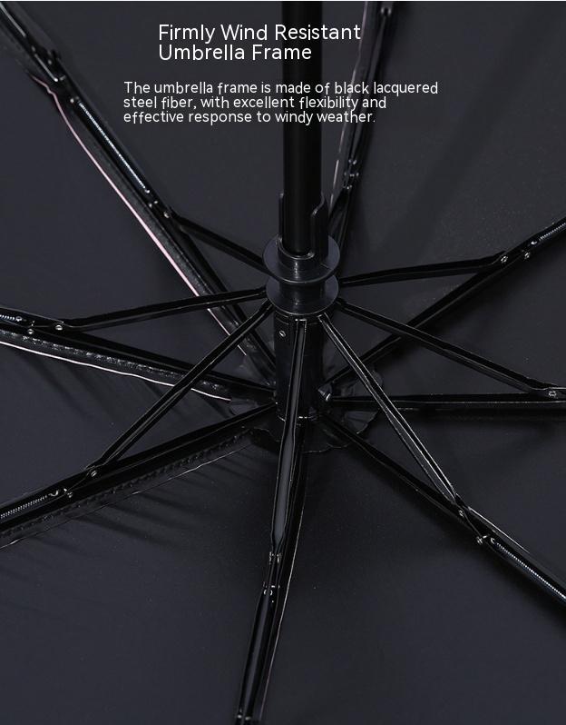 Plain Wind-Resistant Umbrella