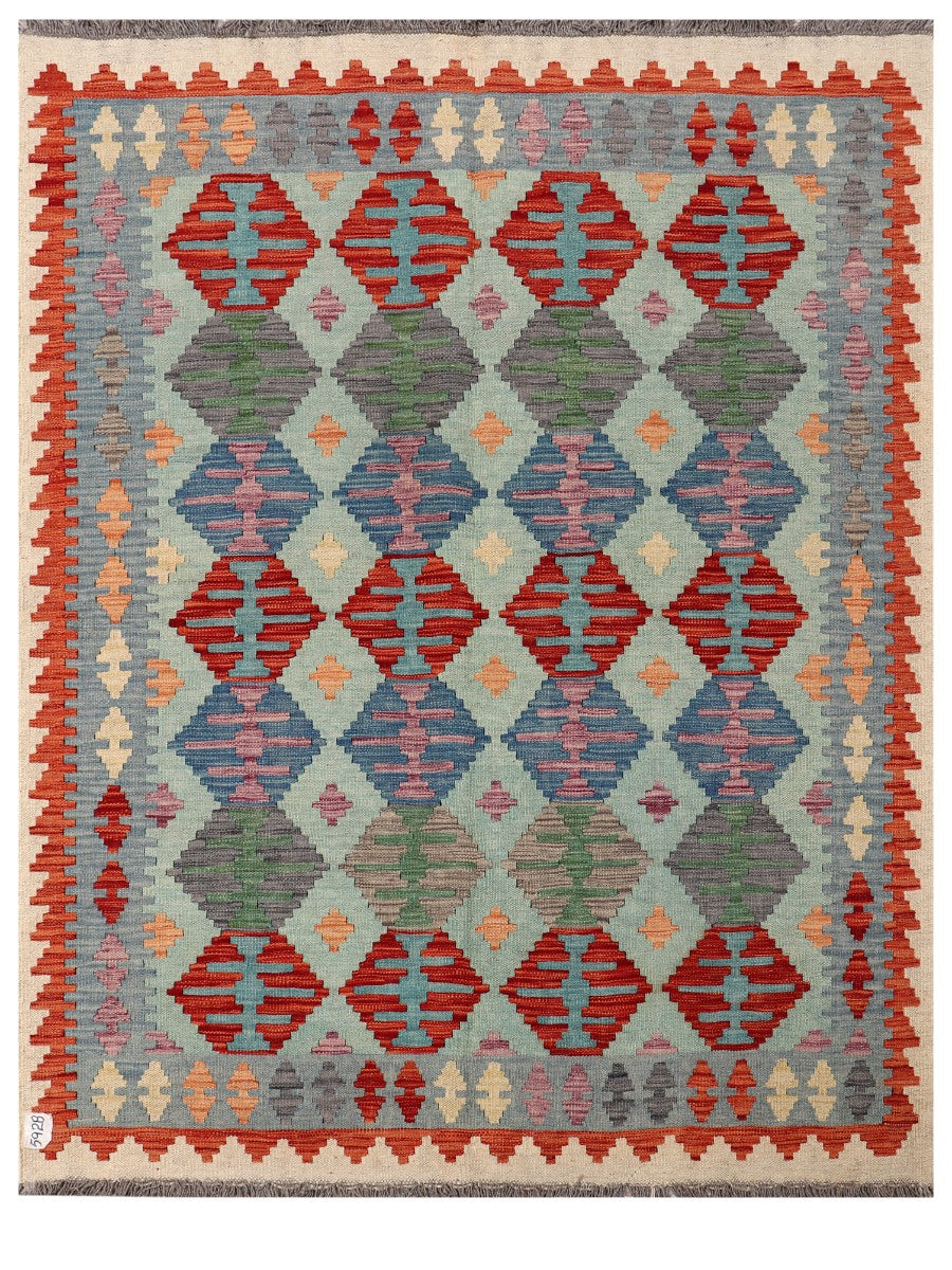 Maimana Afghanistan Kilim Rug - 193 x150 cm
