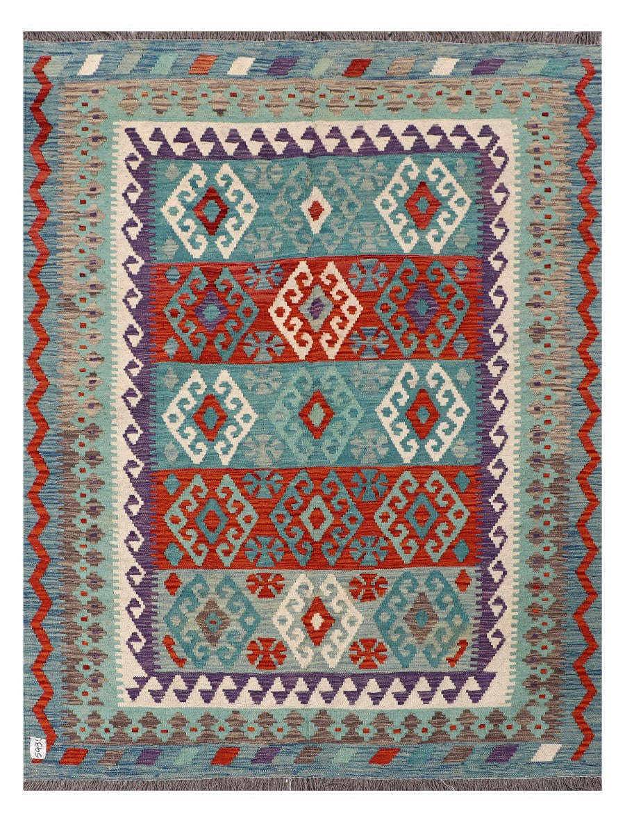 Maimana Afghanistan Kilim Rug - 202 x154 cm